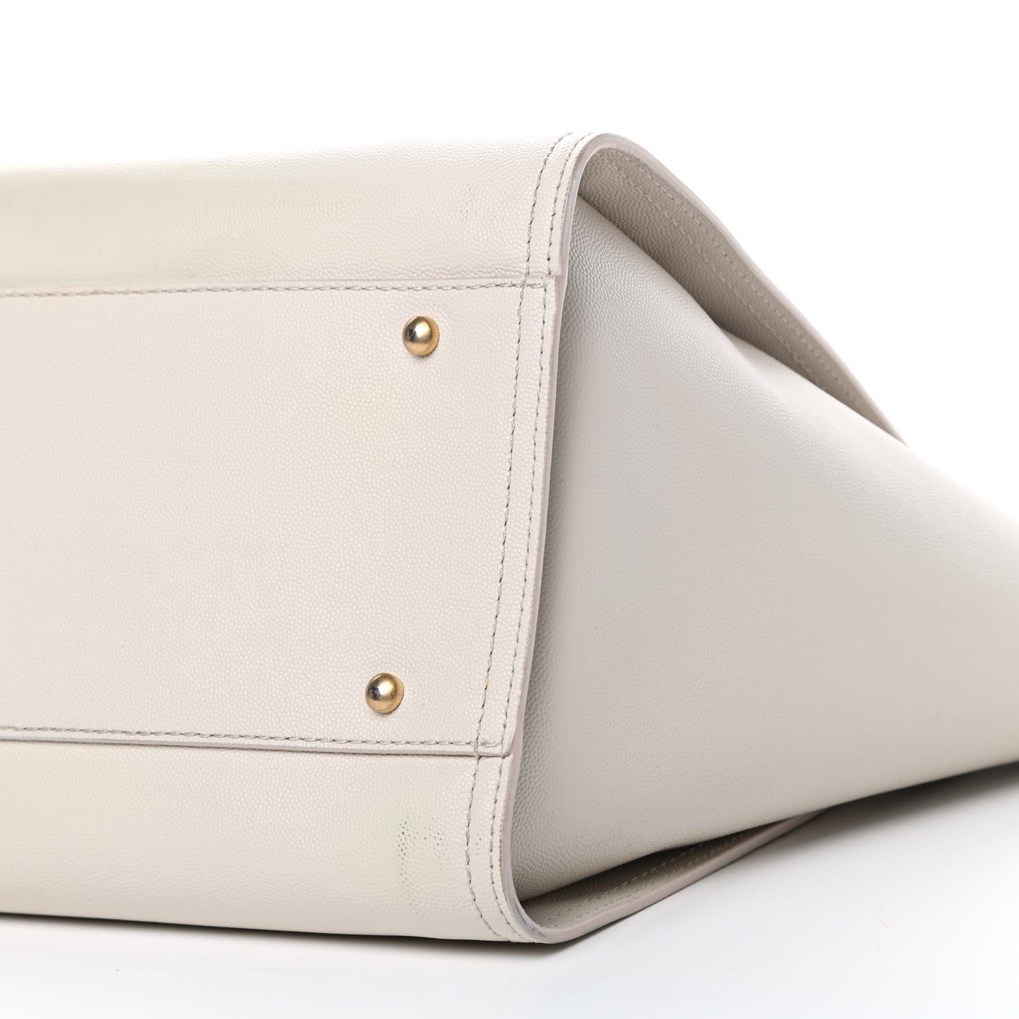 Caviar Medium Studded Deauville Tote Beige