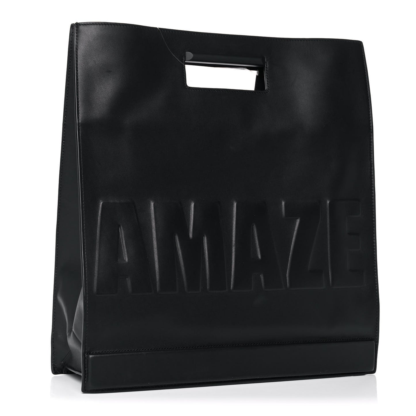 Calfskin Totes Amaze Tote Black