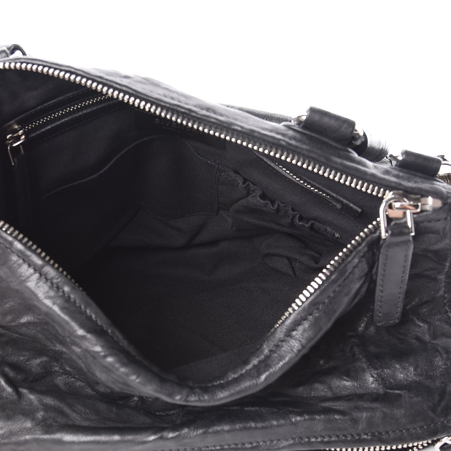 Givenchy Tumbled Sheepskin Medium Pandora Bag Black 6 of 10