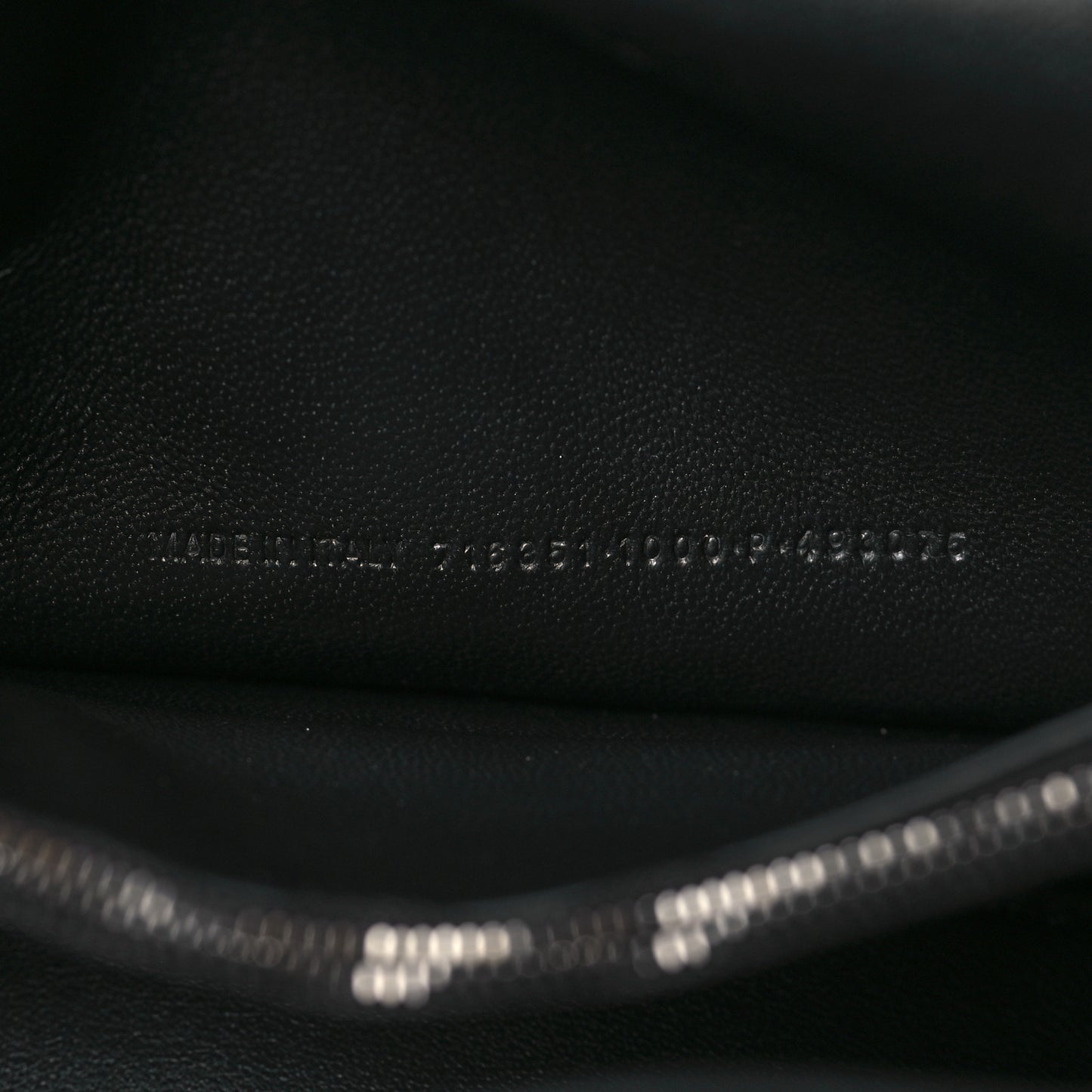 Crushed Calfskin Quilted Matte Black Hardware Small Crush Chain Bag Black