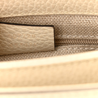 Gucci Dollar Calfskin Interlocking G Crossbody Bag Mystic White 7 of 9