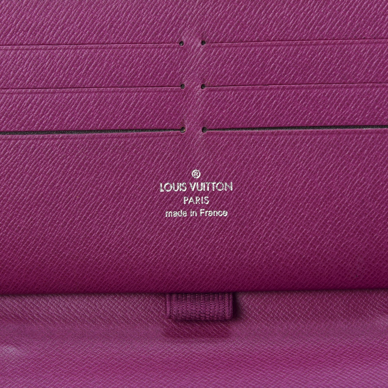 Louis Vuitton Epi Zippy Organizer Wallet Cassis 7 of 8