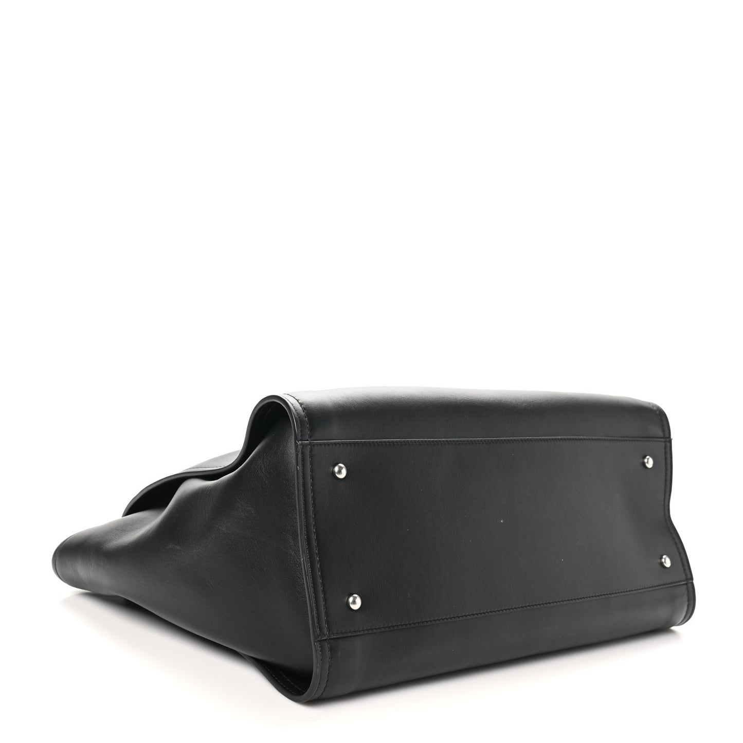 Calfskin Medium Deauville Tote Black