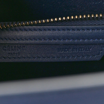 Celine Smooth Calfskin Micro Luggage Navy Blue 6 of 12