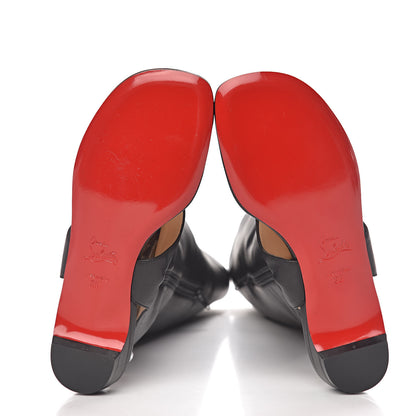 Christian Louboutin Calfskin From Sand Flat Sandals 38 Black 8 of 10