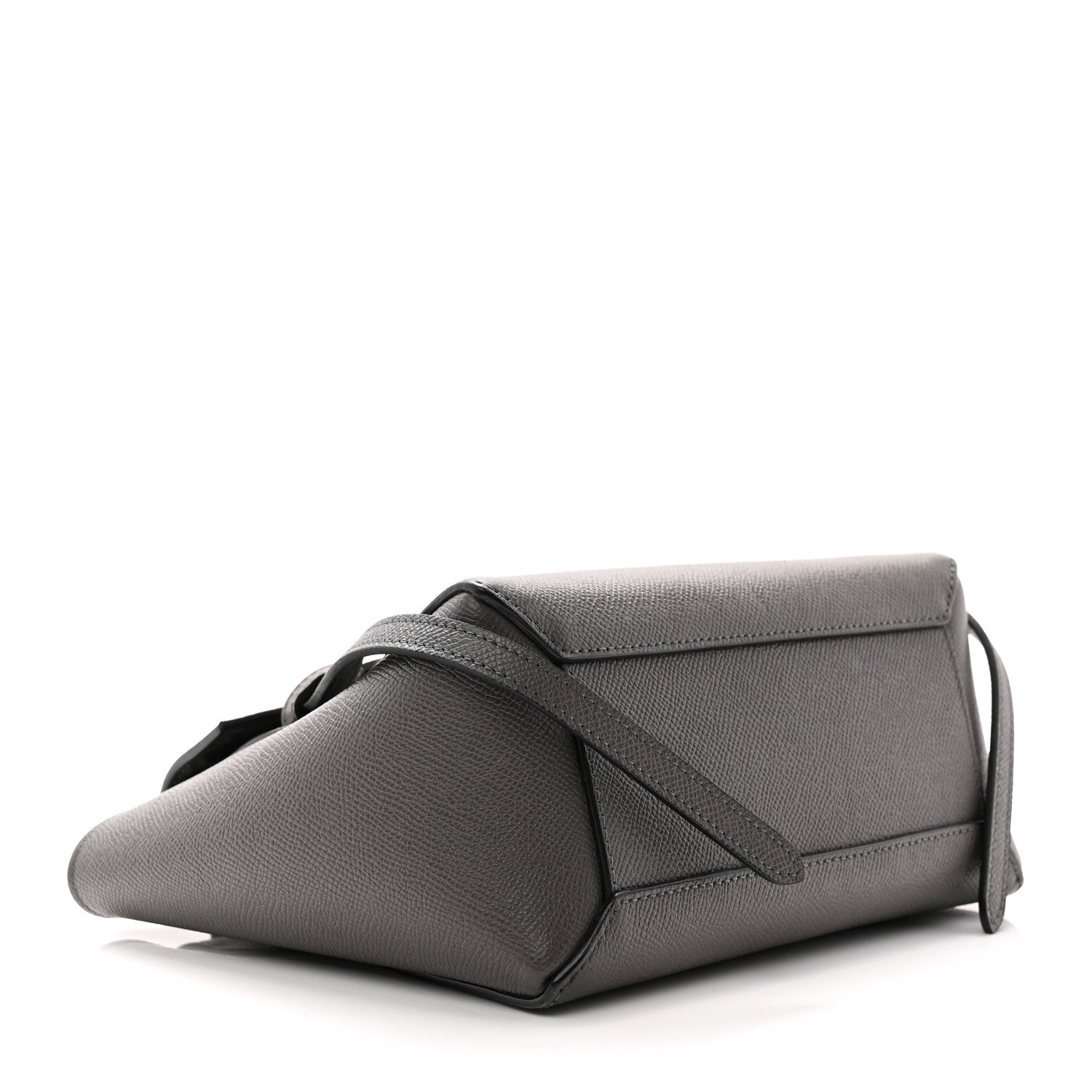 Celine Grained Calfskin Nano Belt Bag Grey 3 of 12