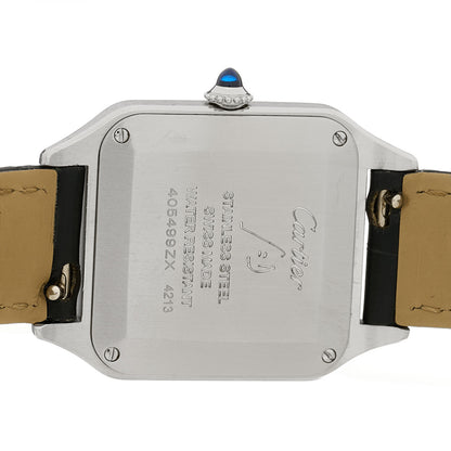 Cartier Stainless Steel Alligator 27.5mm Santos Dumont Quartz Watch 4 of 4