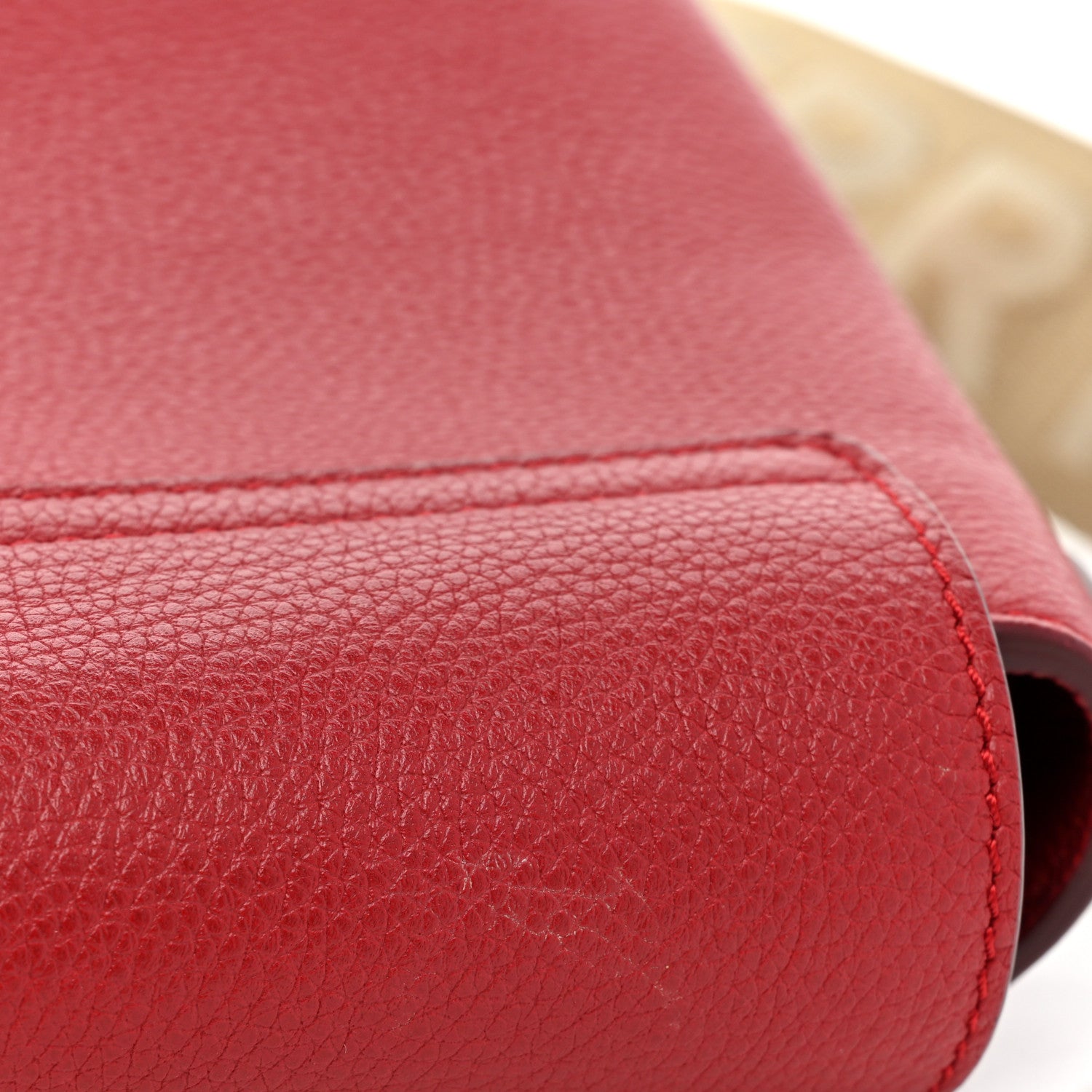 Burberry Calfskin Vintage Check Note Crossbody Bag Carmine Red 16 of 17