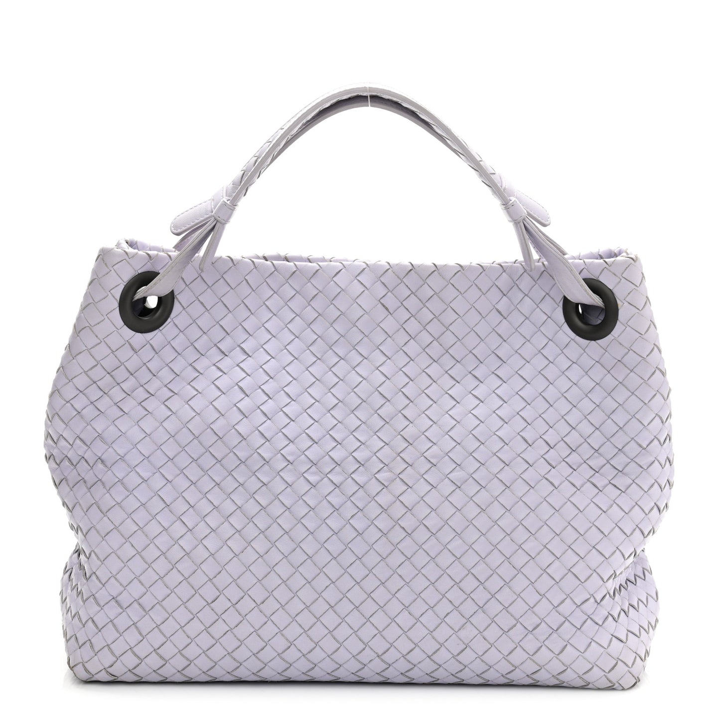 Nappa Intrecciato Medium Garda Bag Zinc