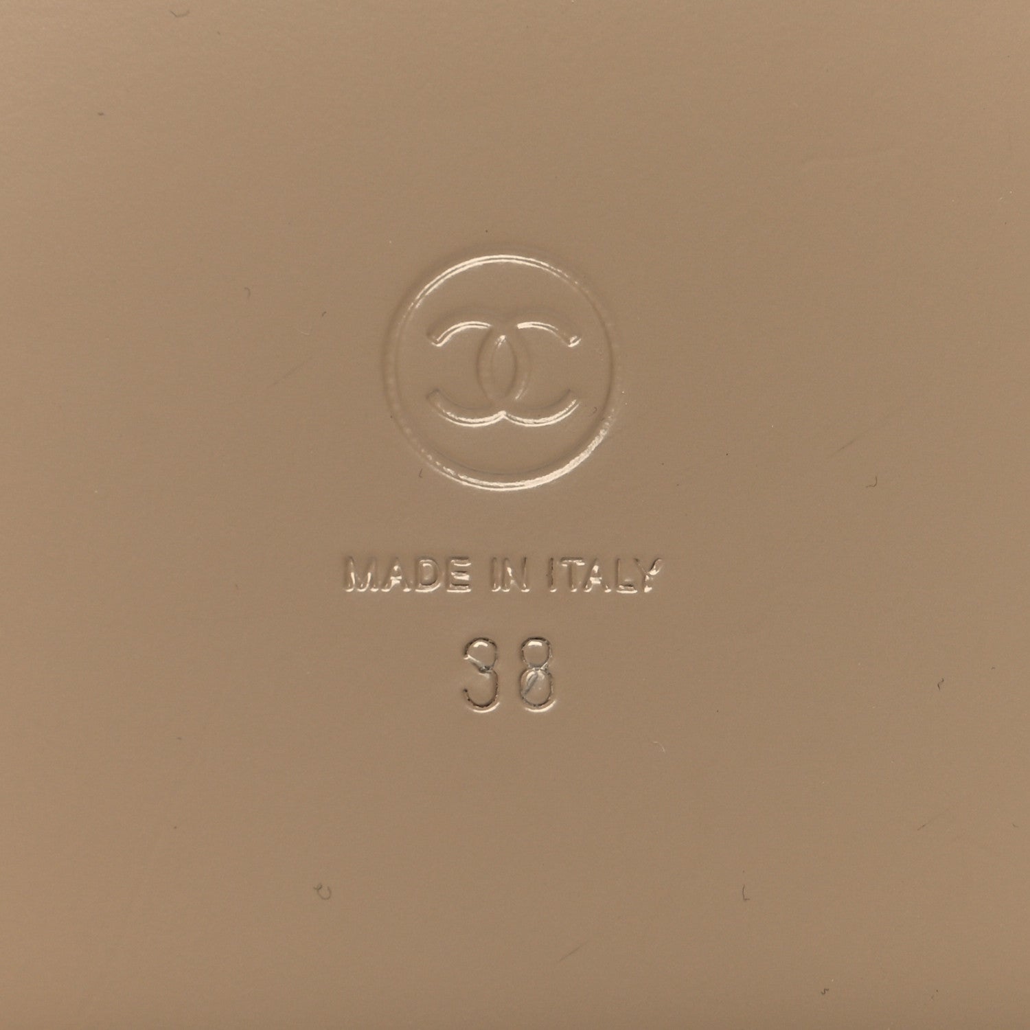 Chanel Calf Hair Suede Shearling Dad Sandals 38 Beige 7 of 7
