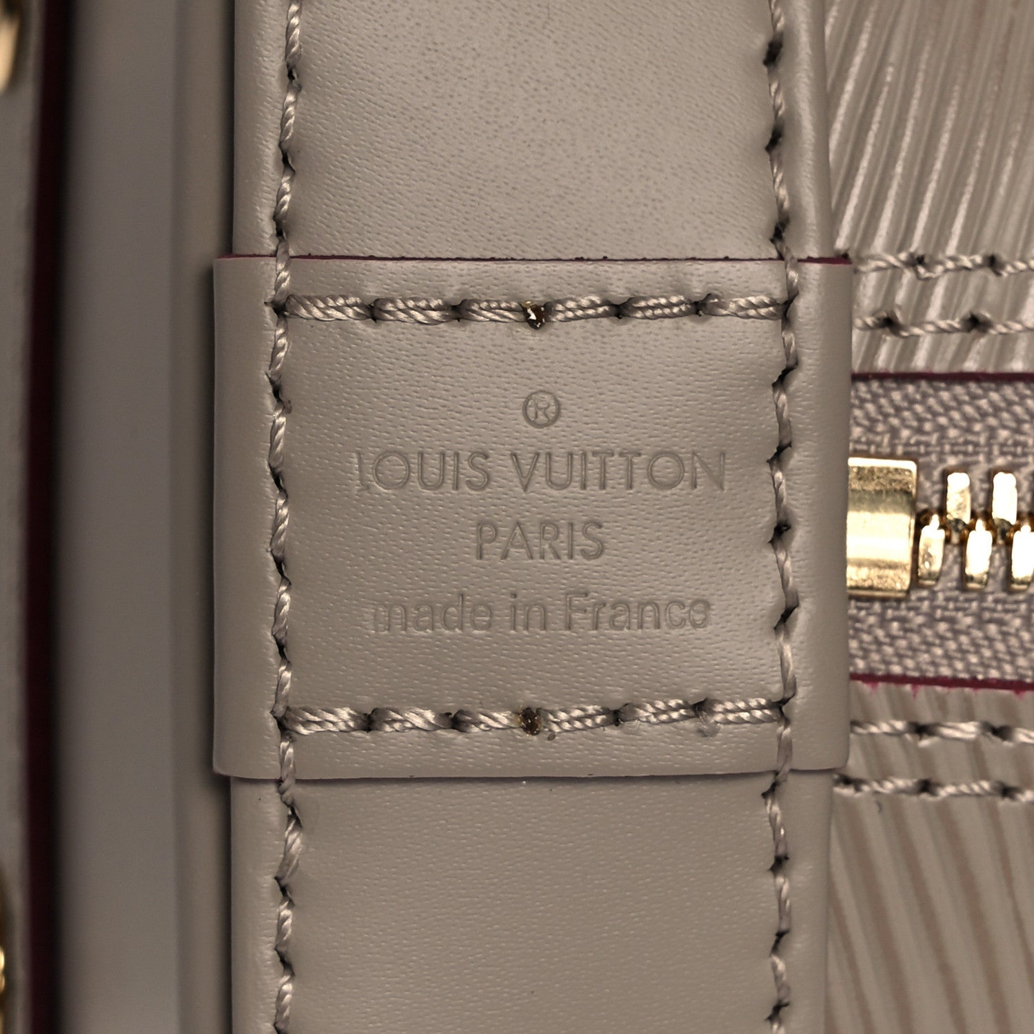 Louis Vuitton Epi Alma BB Galet 6 of 9