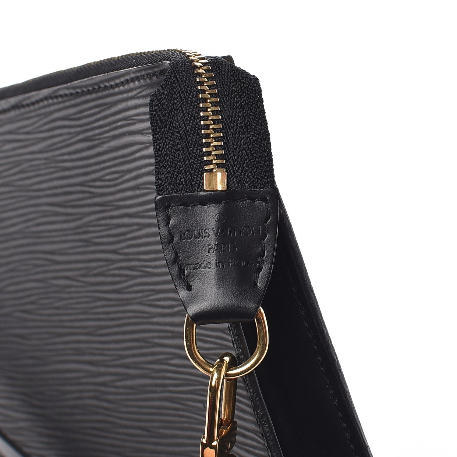 Louis Vuitton Epi Pochette Accessories 24 Black 6 of 8