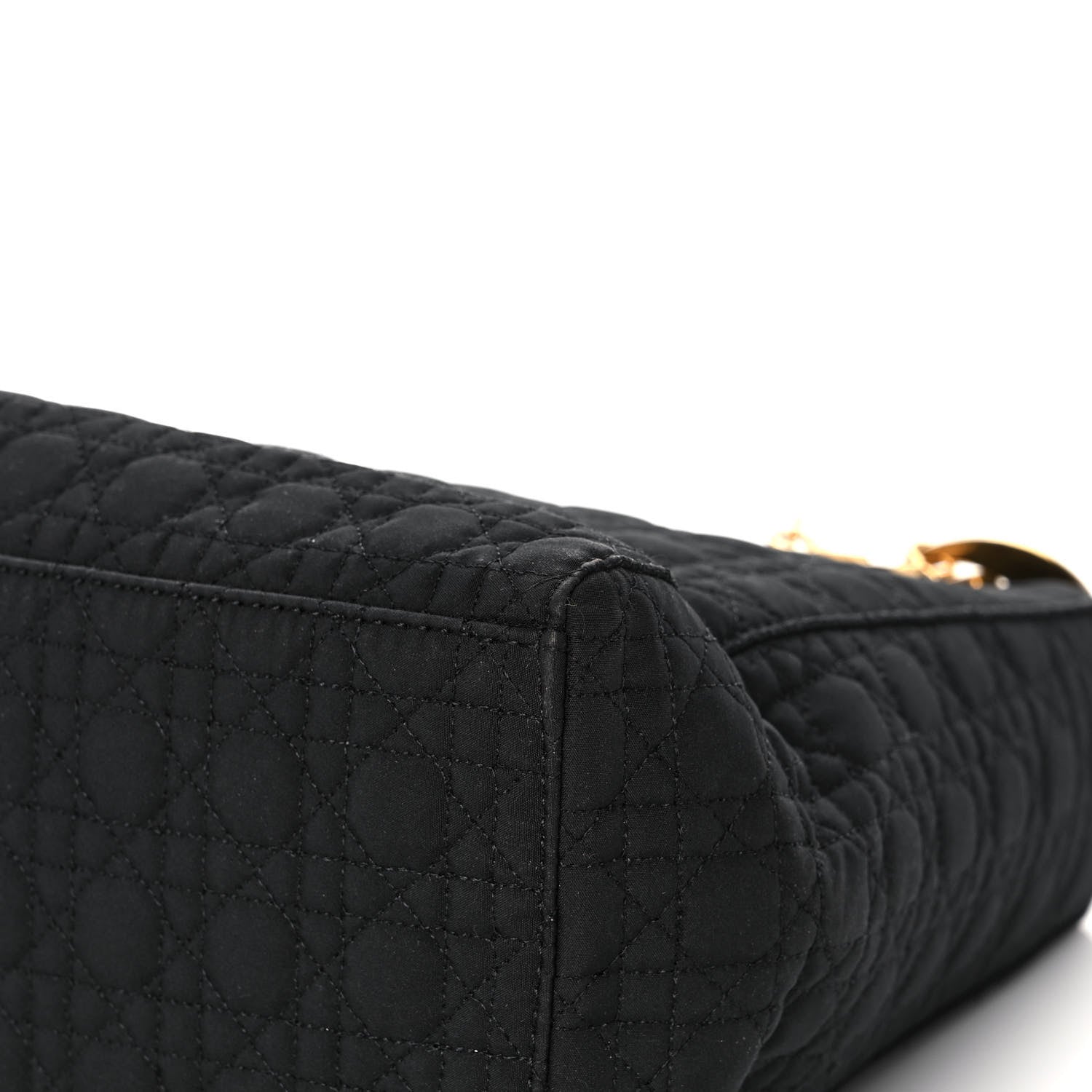 Christian Dior Nylon Cannage Medium Lady Dior Black 10 of 12