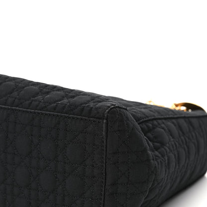 Christian Dior Nylon Cannage Medium Lady Dior Black 10 of 12