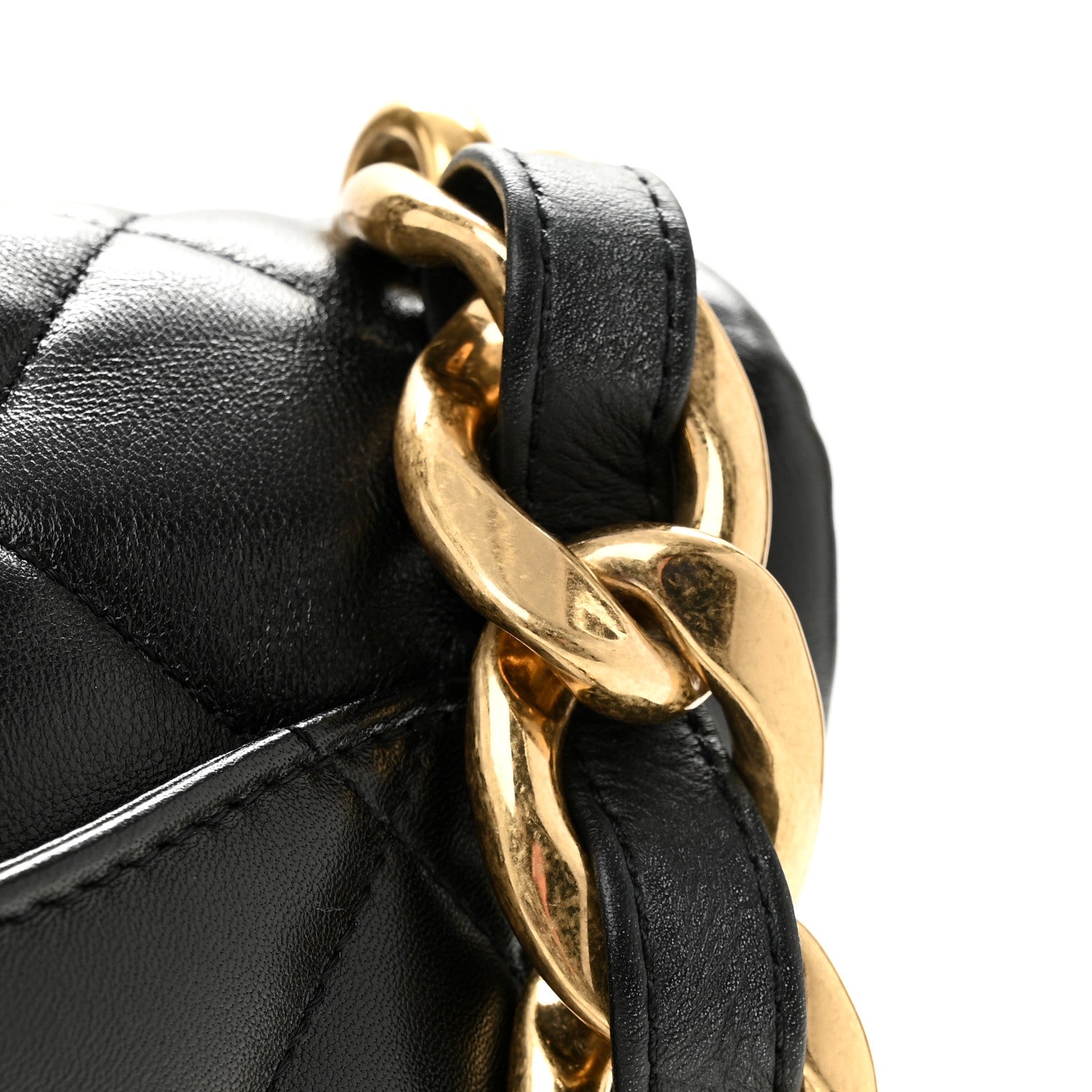 Chanel Lambskin Quilted Large CC Funky Town Flap Black 11 of 12