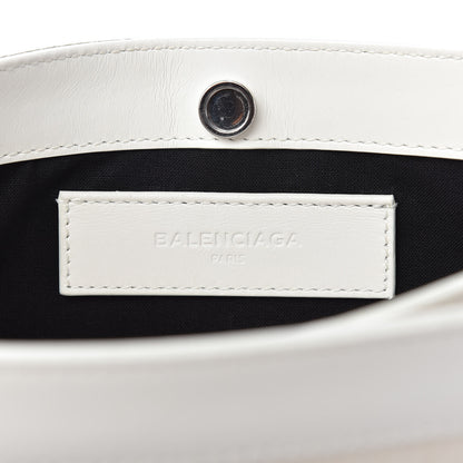 Balenciaga Cotton Canvas Pochette Crossbody Bag White 8 of 10