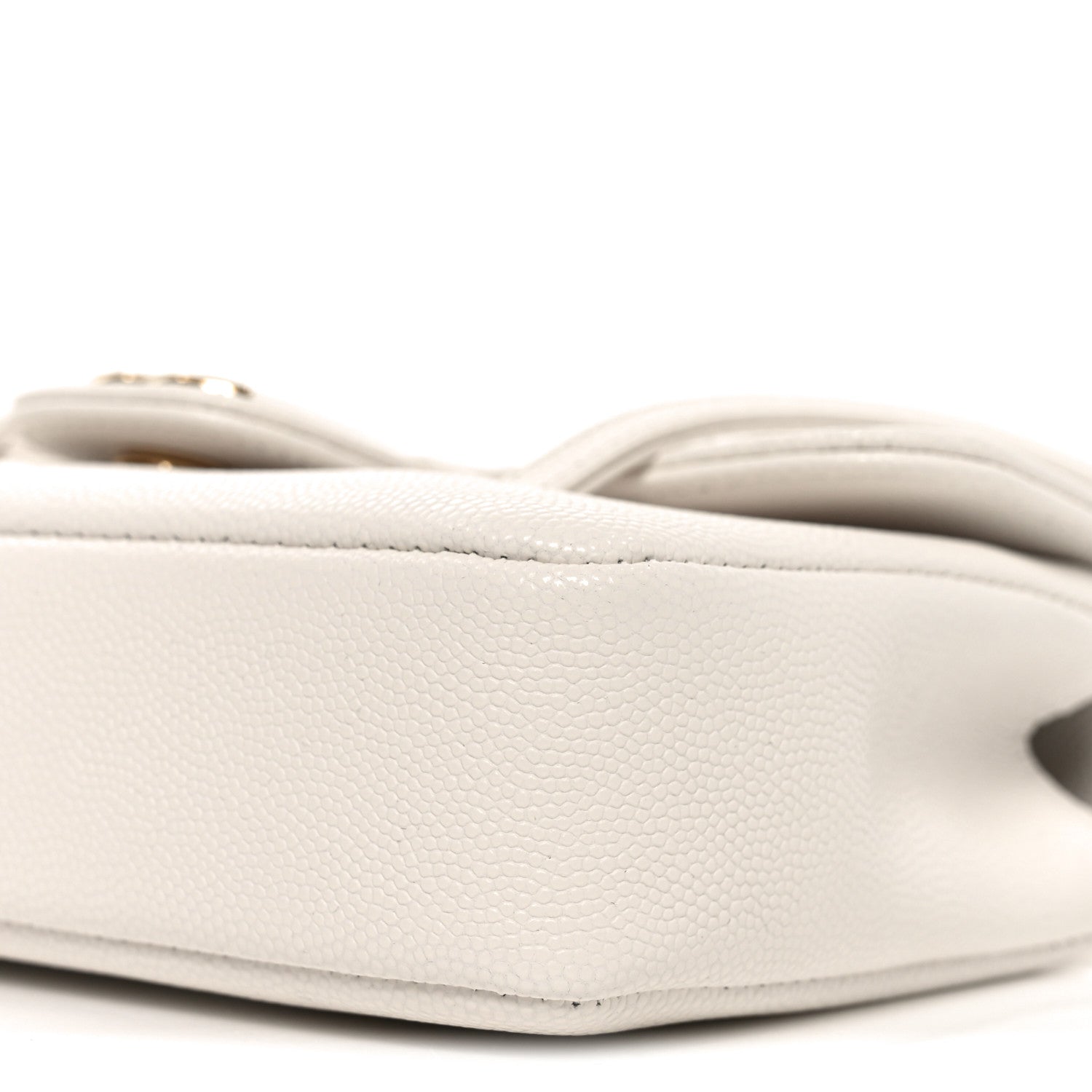 Chanel Shiny Caviar Mini Preppy Coco Shoulder Bag White 10 of 11