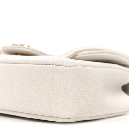Chanel Shiny Caviar Mini Preppy Coco Shoulder Bag White 10 of 11