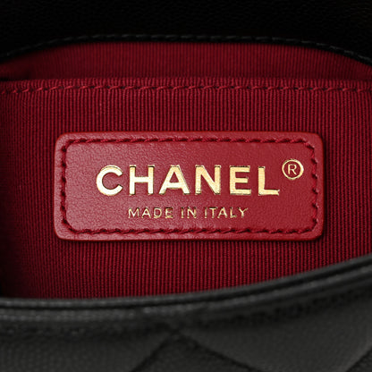 Chanel Caviar Quilted Mini Twist Your Buttons Flap Black 6 of 11