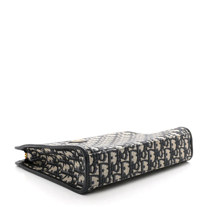 Christian Dior Oblique 30 Montaigne Pouch Blue 4 of 6
