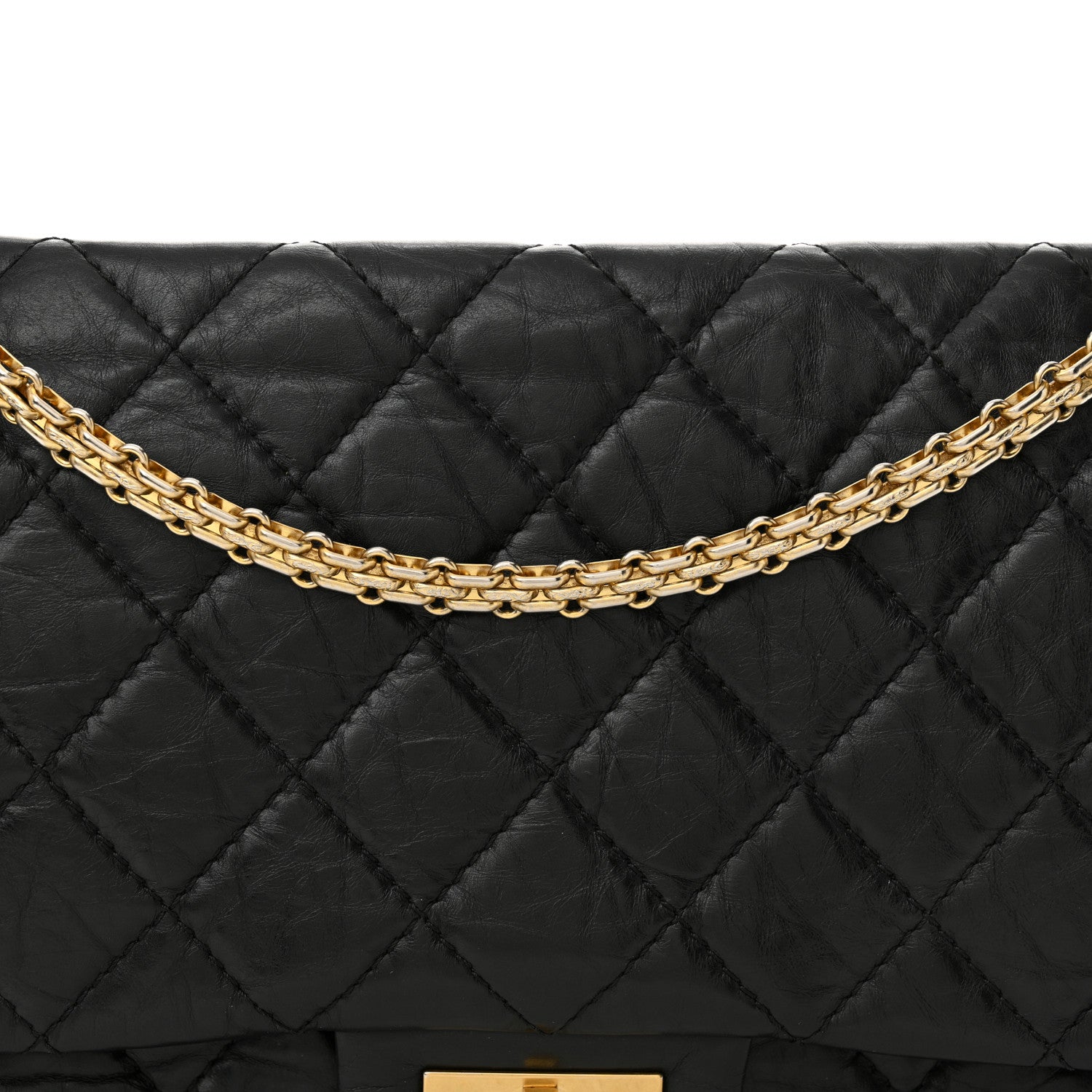 Chanel Aged Calfskin Quilted 2.55 Reissue 227 Flap Black 8 of 15