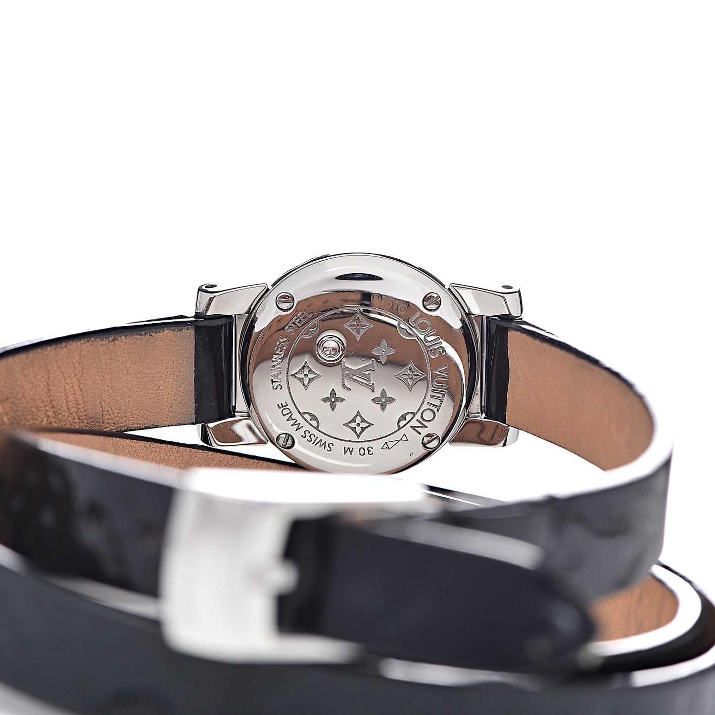 Stainless Steel Vernis Mother of Pearl 18mm Tambour Bijou Quartz Watch