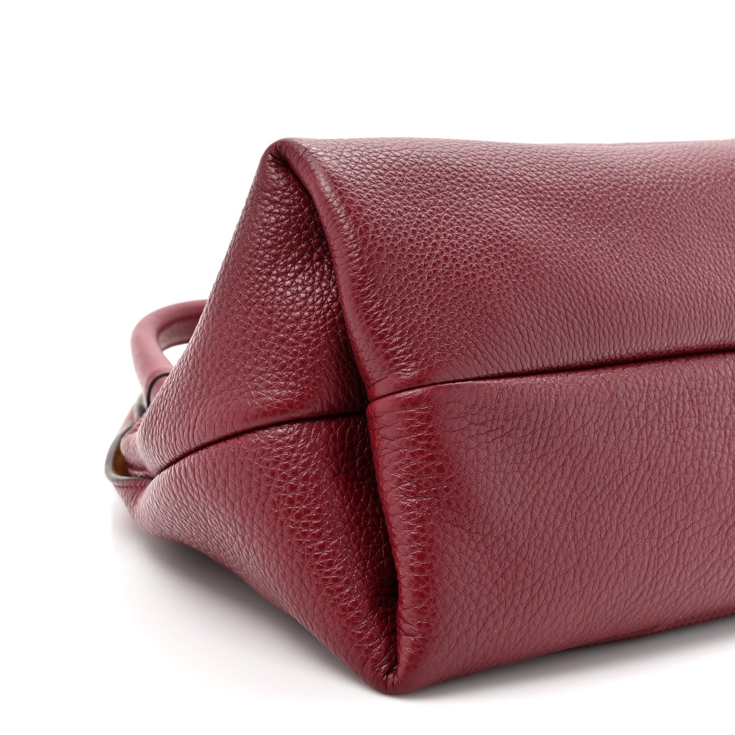 Gucci Grained Calfskin Softbit Medium Shoulder Bag Rosso Ancora 10 of 10