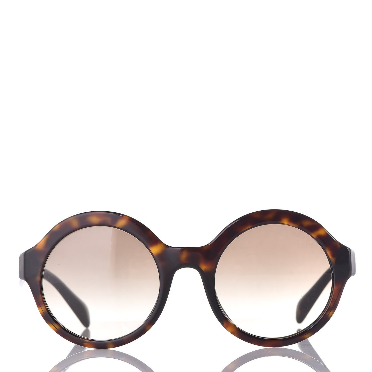 Round Sunglasses SPR 11U Tortoise Brown
