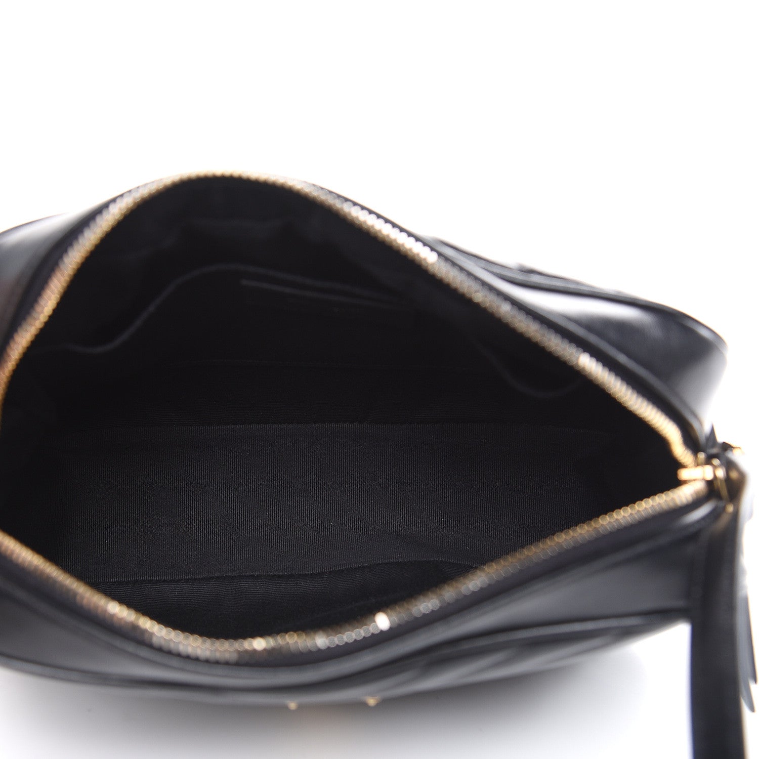 Saint Laurent Calfskin Matelasse Monogram Lou Camera Bag Black 5 of 14