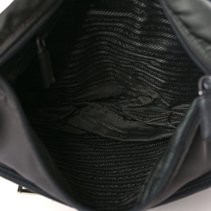 Prada Tessuto Nylon Saffiano Vela Messenger Bag Bosco 5 of 9