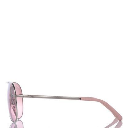 Chanel CC Pilot Sunglasses 4189-T-Q Light Pink 2 of 11