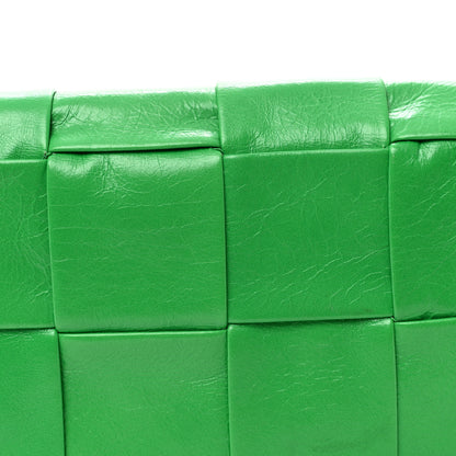 Bottega Veneta Paper Calfskin Intreccio Cassette Belt Bag Parakeet 8 of 10