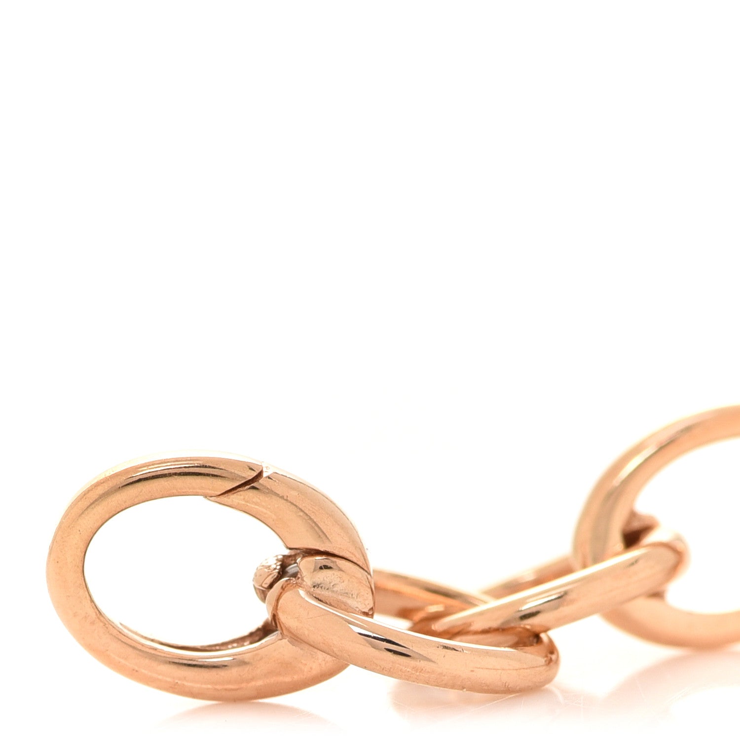 Tiffany 18K Rose Gold Oval Link Bracelet 4 of 6