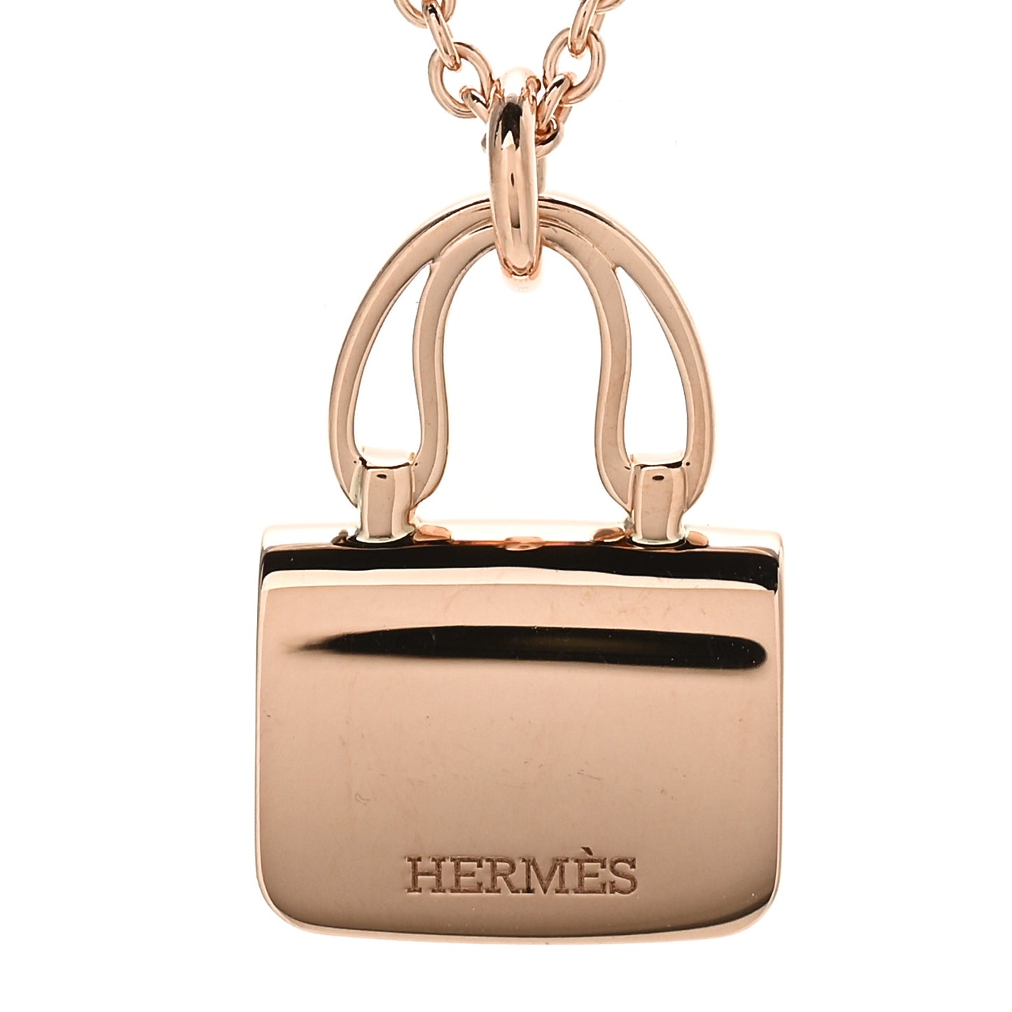 18K Rose Gold Diamond Constance Amulettes Pendant Necklace