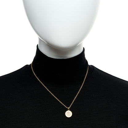 Bulgari 18K Yellow Gold Diamond BVLGARI BVLGARI Pave Pendant Necklace 2 of 5