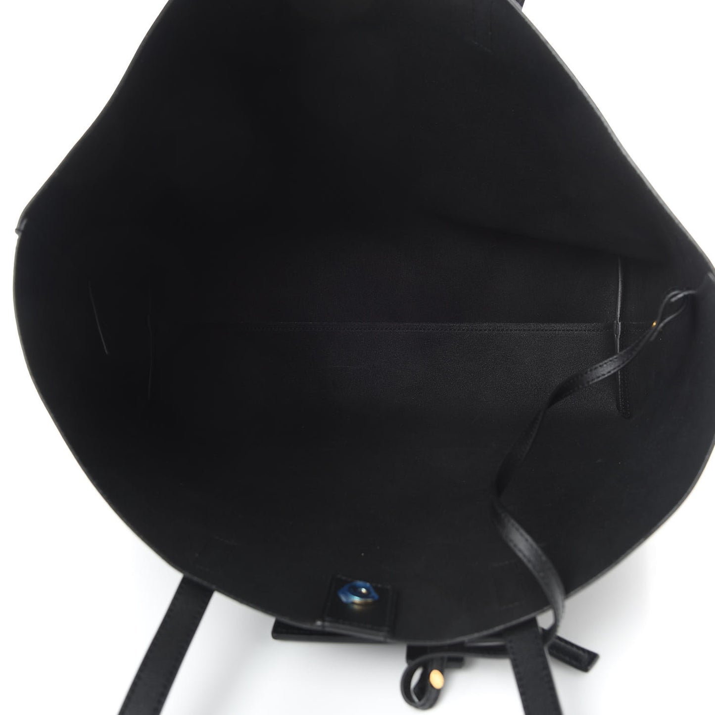 Calfskin Large Shopping Tote Black