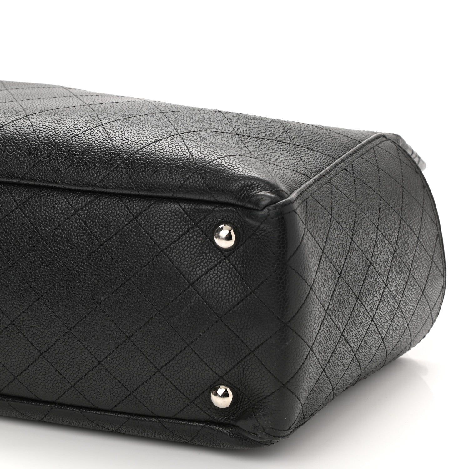 Chanel Grained Calfskin CC Pocket Tote Black 9 of 10