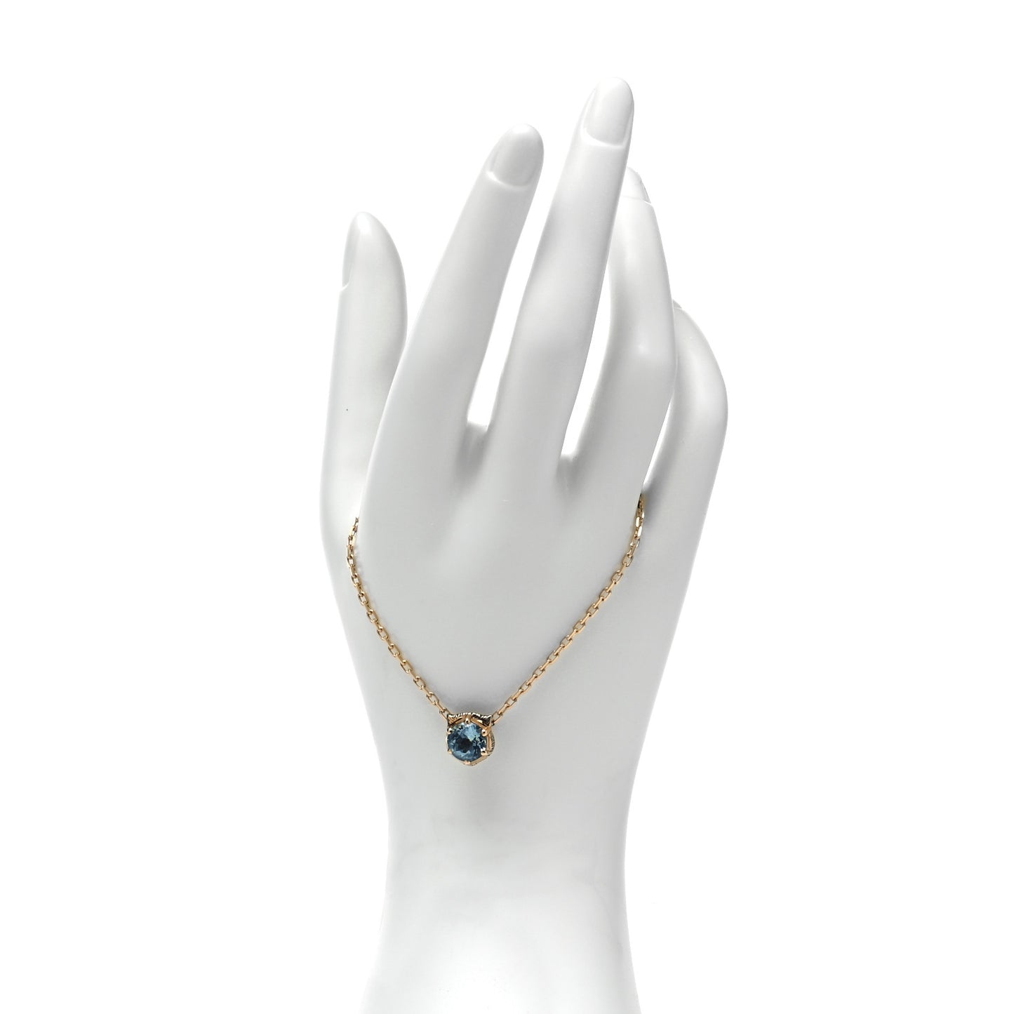 18K Yellow Gold Diamond Pink Tourmaline Aquamarine Le Marche des Merveilles Feline Bracelet