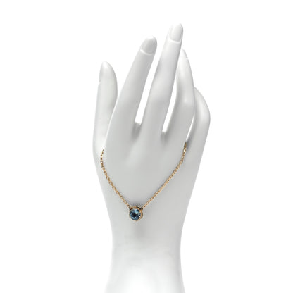 Gucci 18K Yellow Gold Diamond Pink Tourmaline Aquamarine Le Marche des Merveilles Feline Bracelet 2 of 5