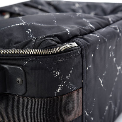 Chanel Nylon Travel Trolley Rolling Luggage Black 11 of 27