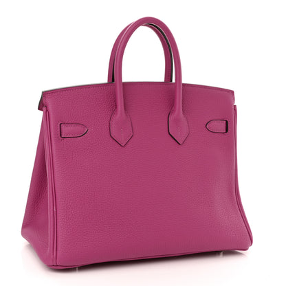 Hermes Togo Birkin 25 Rose Pourpre 3 of 14