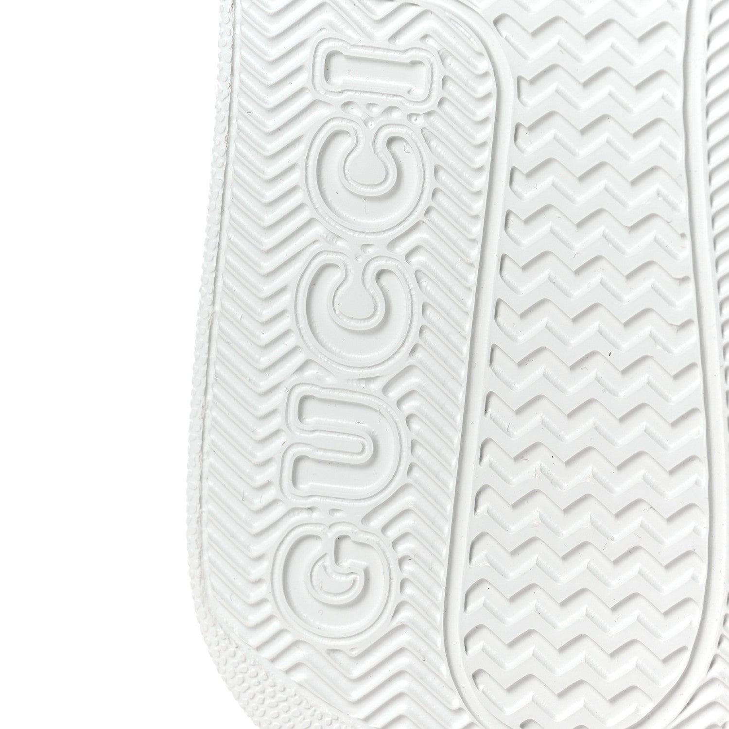 Gucci Calfskin GG Supreme Monogram Perforated Womens Platform 55mm Sneakers 38 Wild Cherry Beige Mystic White Bright Purple 6 of 8