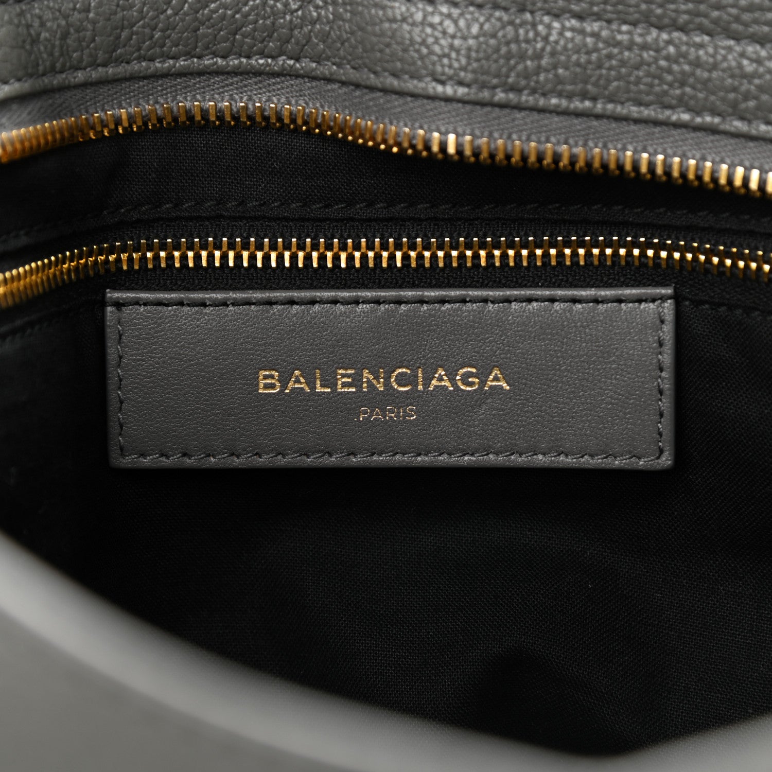 Balenciaga Chevre Gold Metallic Edge Hardware City Gris Acier 6 of 9