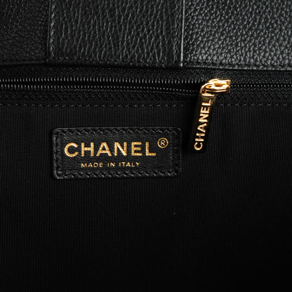 Chanel Calfskin Cerf Executive Shopper Tote Black 13 of 16