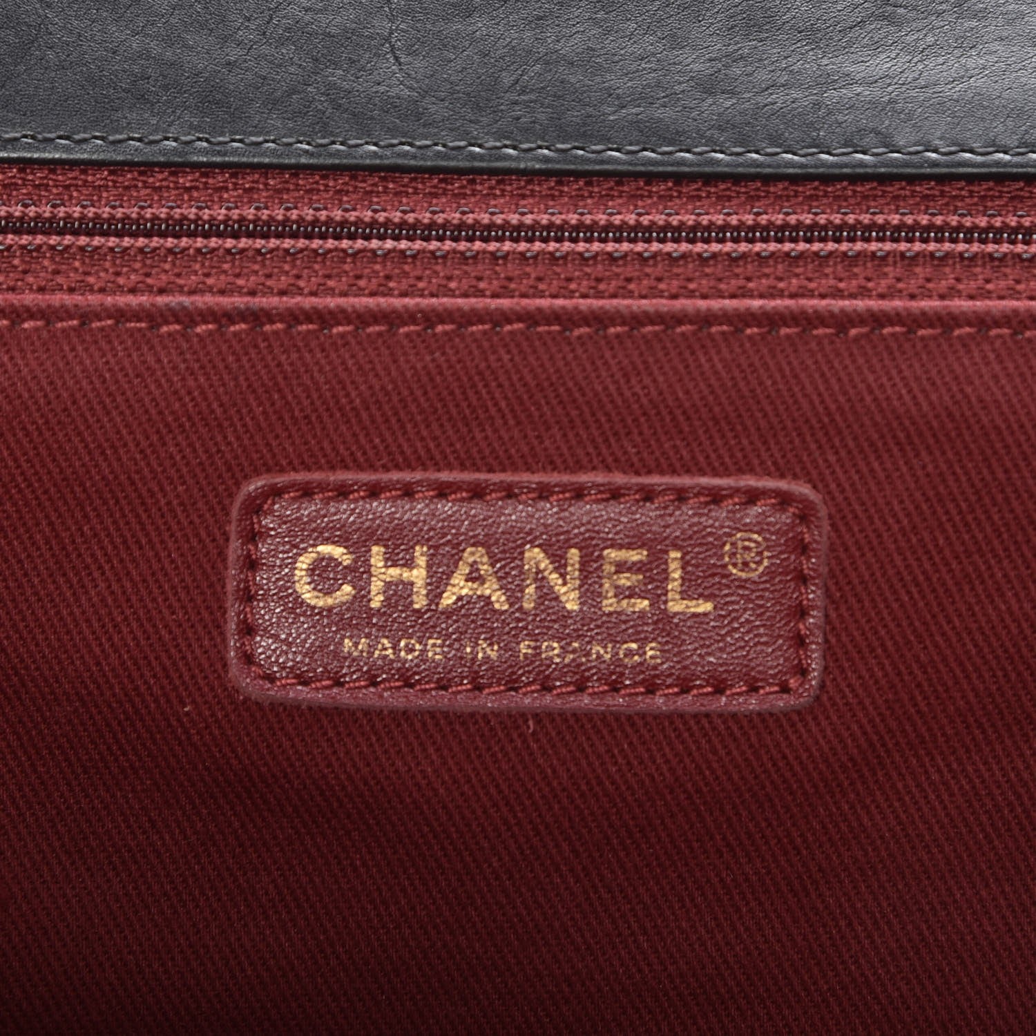 Chanel Aged Calfskin Quilted Large Pondichery Flap Black 6 of 7