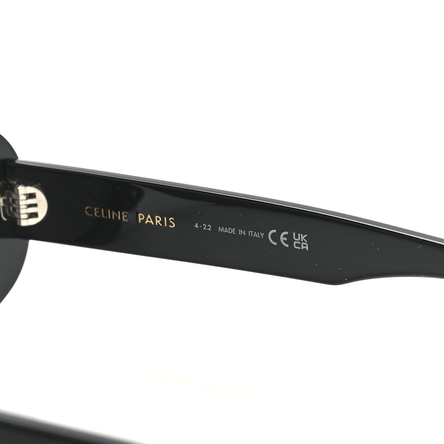 Celine Acetate Triomphe 01 Sunglasses CL 40194U Black 6 of 7