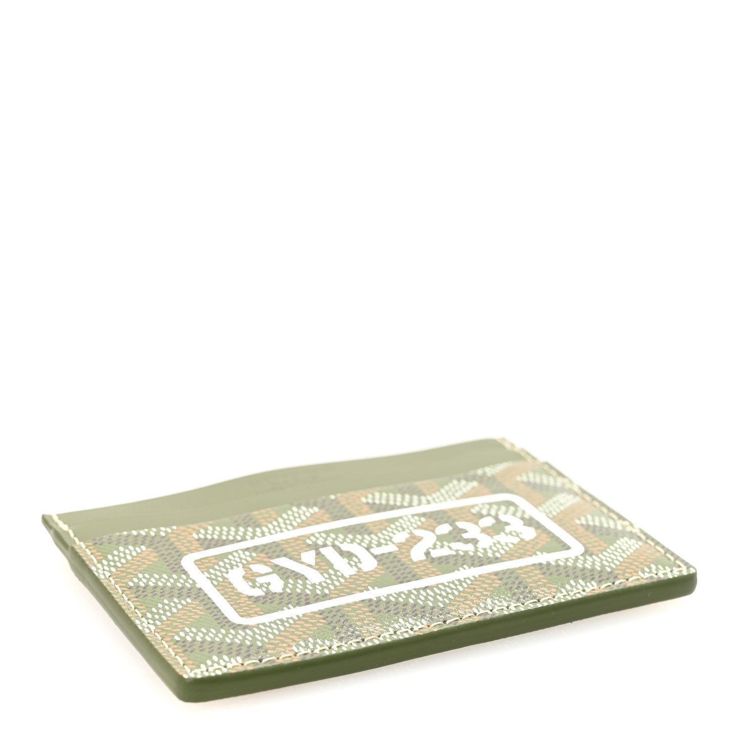 Goyard Goyardine Saint Sulpice Card Holder Khaki 4 of 7