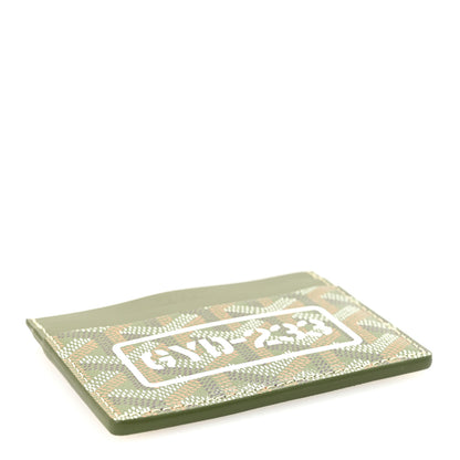 Goyard Goyardine Saint Sulpice Card Holder Khaki 4 of 7