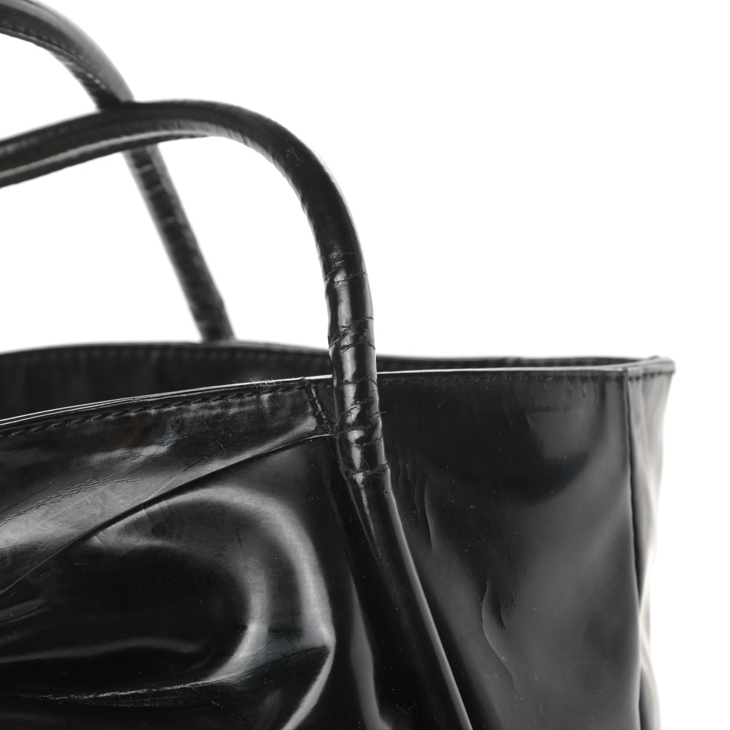 Valentino Garavani Patent Lacca Bow Tote Black 11 of 15