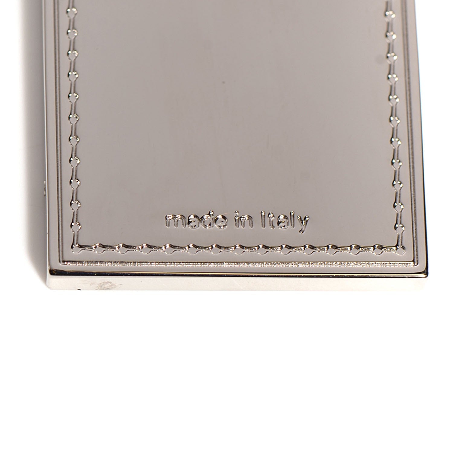 Louis Vuitton Luggage Tag Key Holder Silver 4 of 5